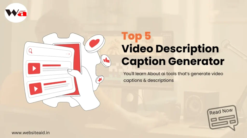 top 5 video description and caption generator